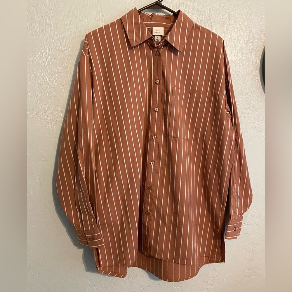 A. New Day, Women’s Button Down, Size Medium, New without tags